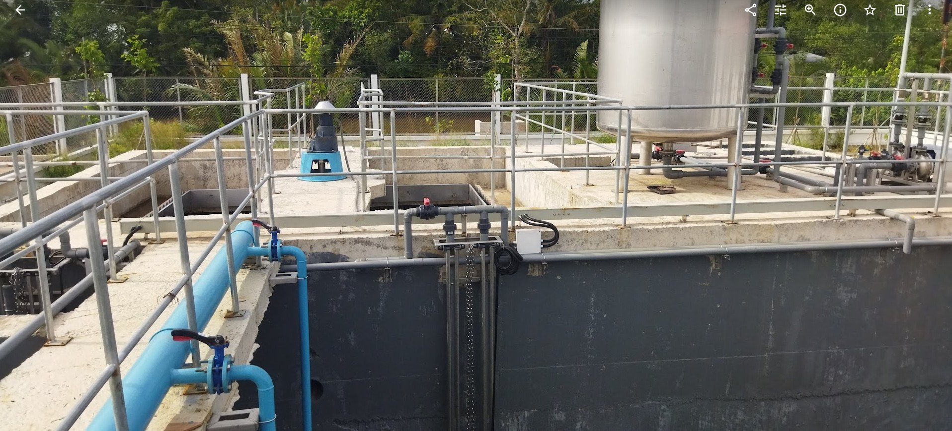 Khu xử lý nước thải - Khu Tái định cư Nhà máy Nhiệt điện Sông Hậu 2 công suất 350 m3